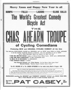1909 Variety Ad