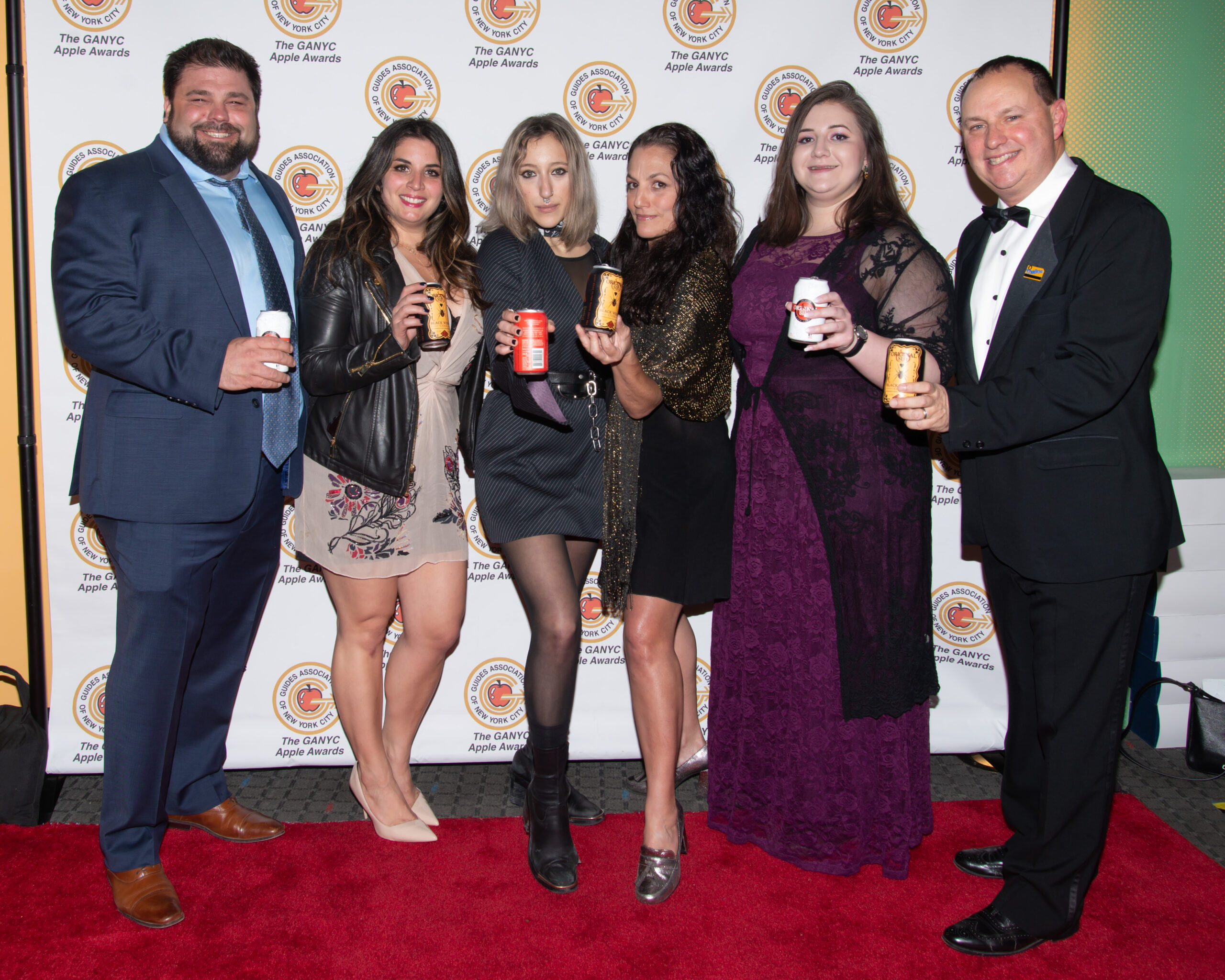 With the crew from Original Sin Cider. Credit: Scott Stanger.
